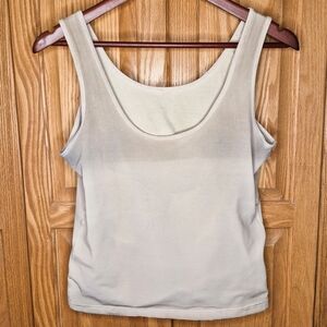 Men’s Body Shaper Compression Tank L/XL Nude Beige